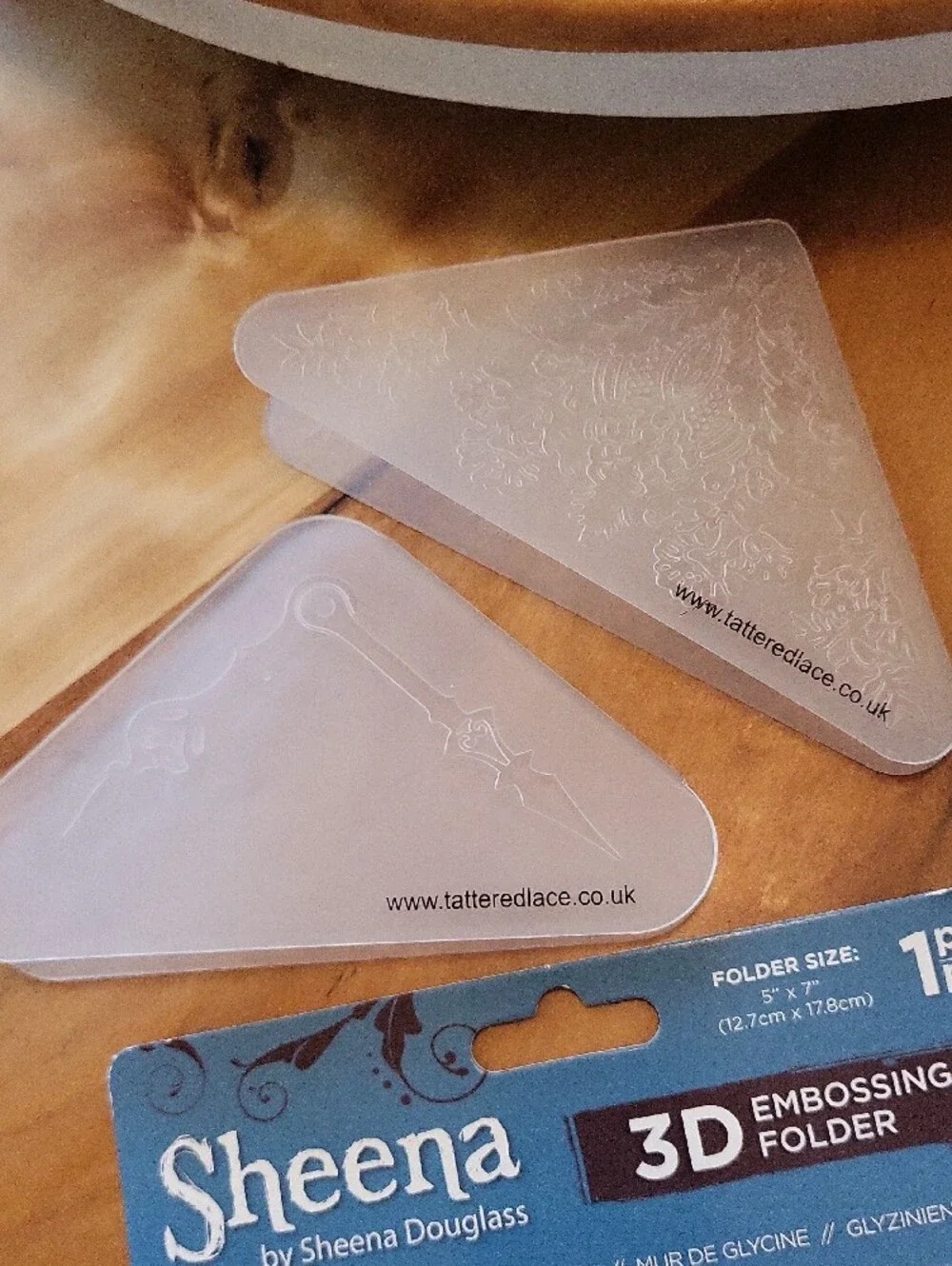 3D Embossing Folder Pack – Clear/White Embossing Accessories
